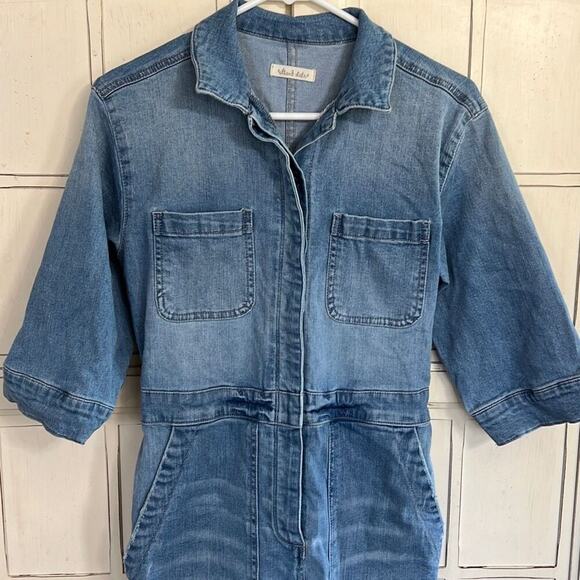 Altar’d State size XS denim jean jumpsuit - Picture 2 of 6